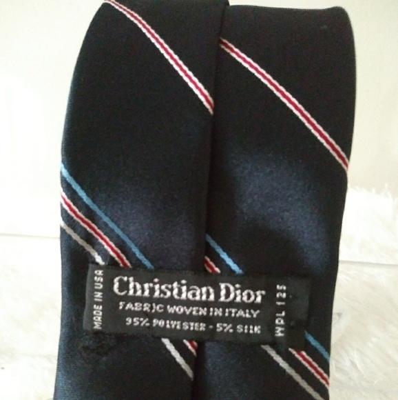 Christian Dior Men Silk Tie - Picture 2 of 4